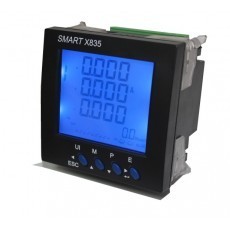 X825 THE SMART  X825 MULTIFUNCTION PANEL METER CURRENT TRANSFORMER OPERATED WITH PULSED OUTPUT